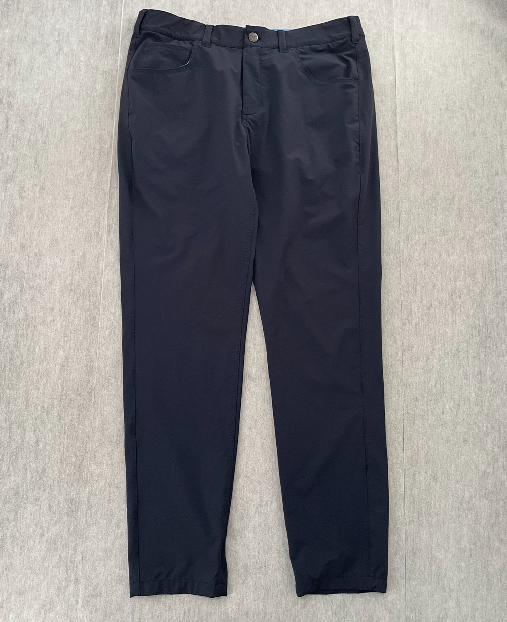 Avalon Pants Adult 32 Blue Golf Tour Pant Stretch Performance Mens
